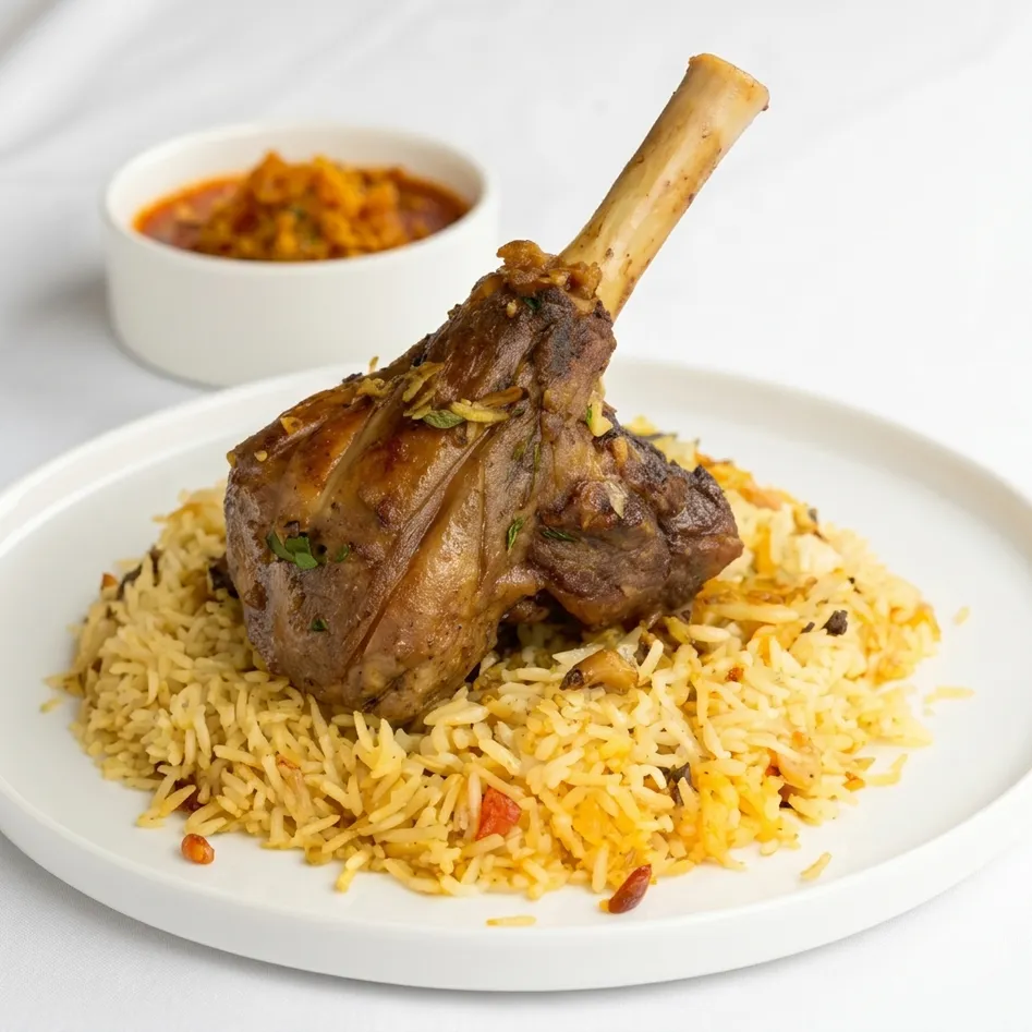 Halal feast platter at Malabar Mandi Majlis Restaurant Regina