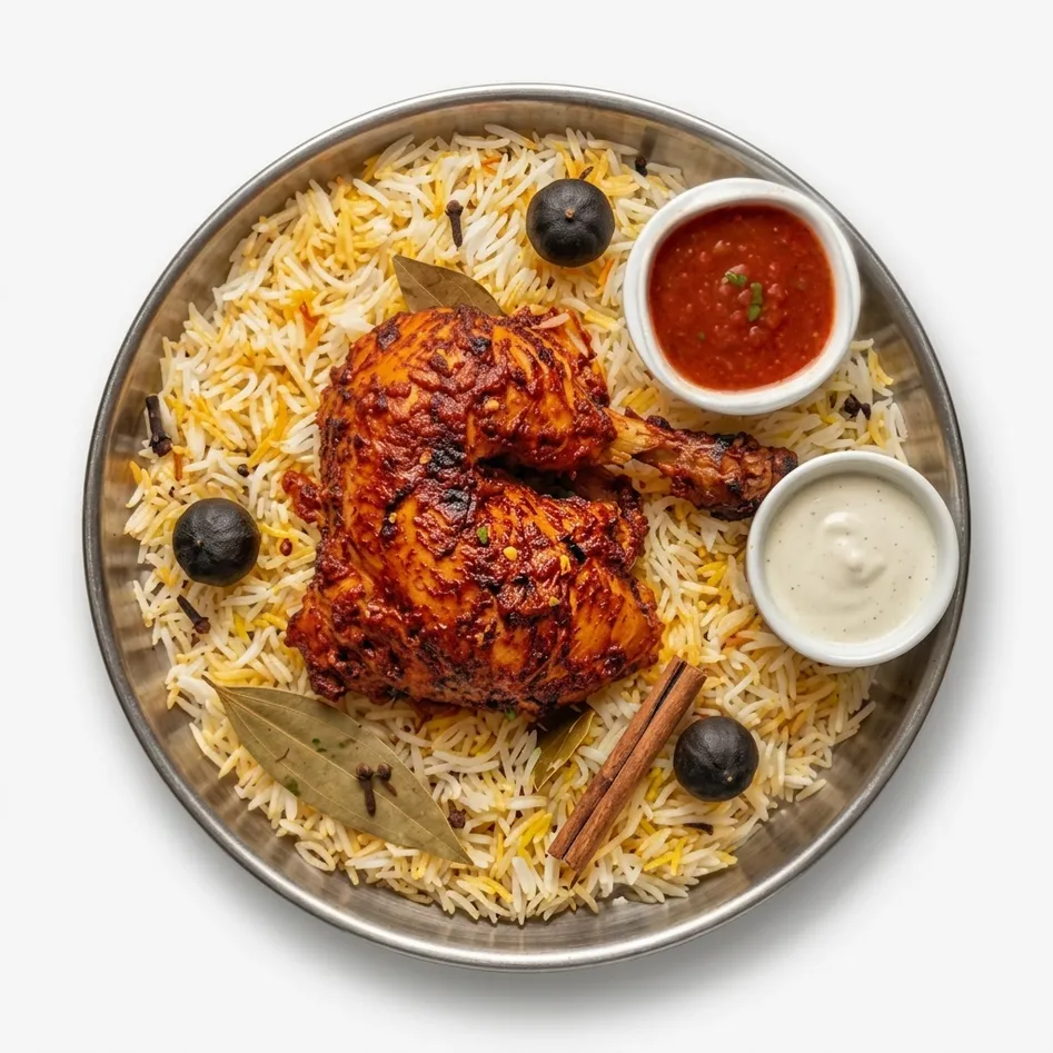 Malabar-Kerala fusion dish at Malabar Mandi Majlis Regina